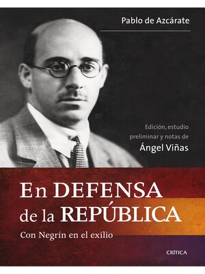 cover image of En defensa de la República